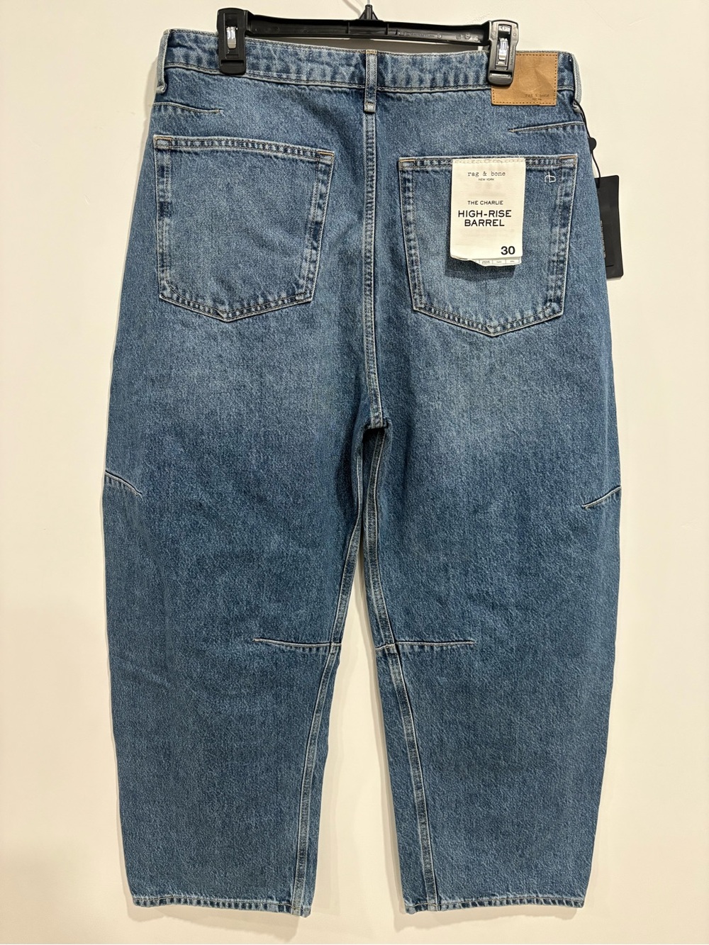 RAG & BONE Charlie Ankle high-rise barrel-leg jeans - Picture 6 of 8